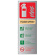 Extinguisher Sign - Rigid Plastic - Foam (Elec Safe) 200x80