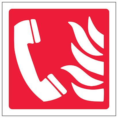 Fire Telephone Sign
