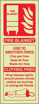 Extinguisher Sign - Rigid Plastic - Fire Blanket