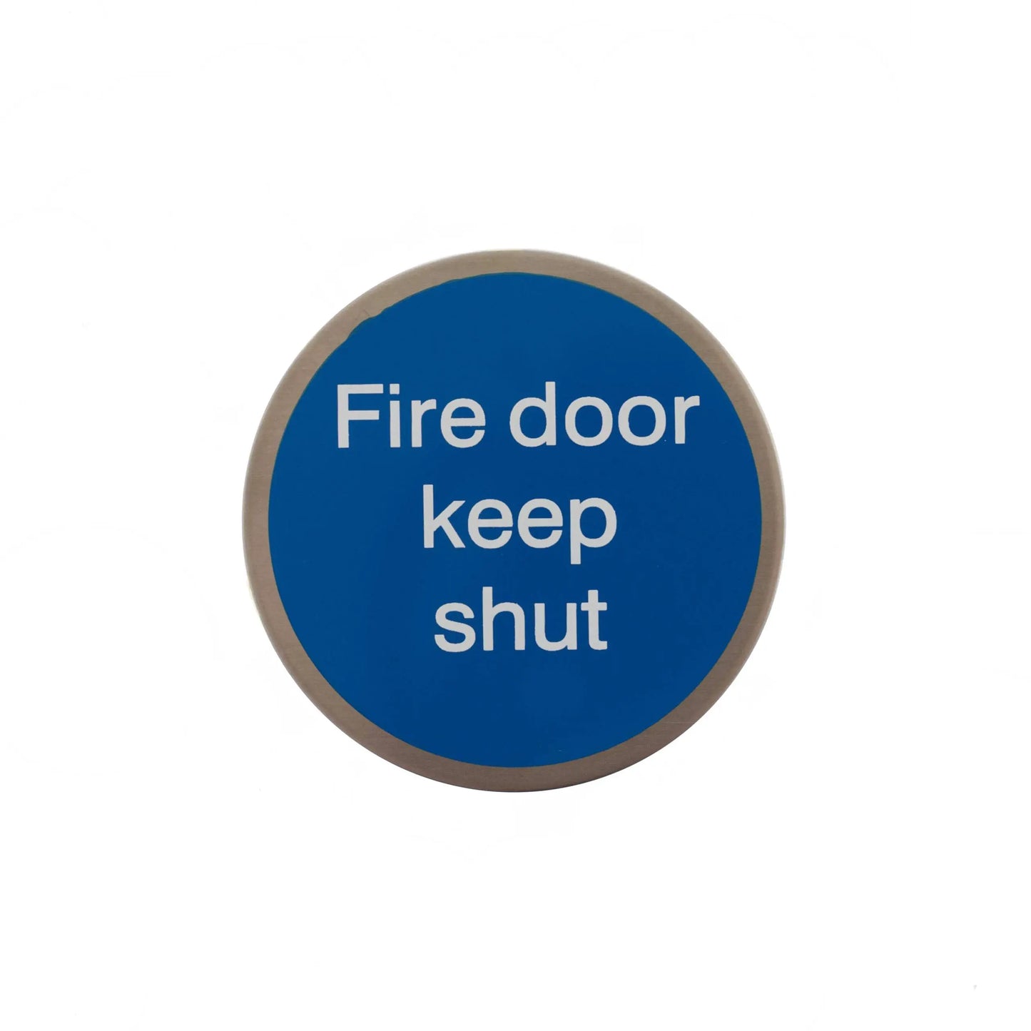 Self Adhesive 75mm Fire Door Keep Shut 2 COLOUR SSS