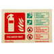 ID sign - P50 Water Mist 6ltr (non-F) - GITD Rigid PVC, 100x150mm
