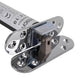 Astra Polished Chrome Concealed Door Closer Rnd Plates