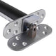 Astra Satin Chrome Concealed Door Closer Rnd Plates