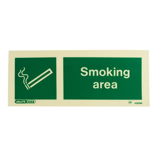 Smoking Area Vinyl 80mm x 200mm