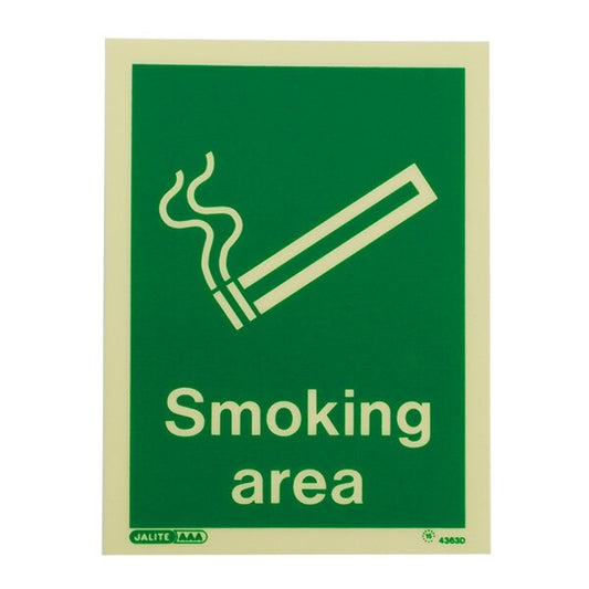 Smoking Area Rigid 200mm x 150mm