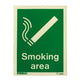 Smoking Area Vinyl 200mm x 150mm