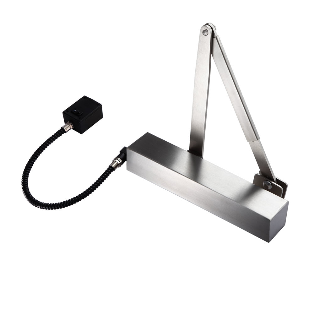 Exidor 9870 Electro-Hydraulic Door Closer in Satin Stainless