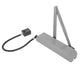 Exidor 9870 Electro-Hydraulic Door Closer in Silver Radius