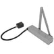 Exidor 9870 Electro-Hydraulic Door Closer in Silver Square