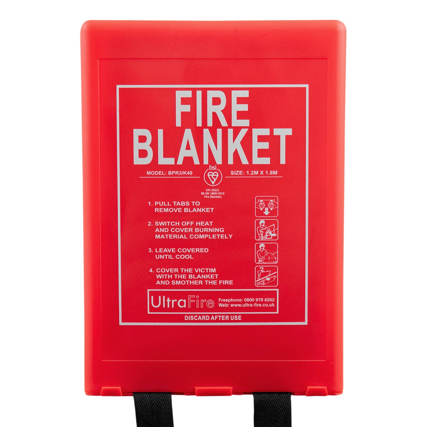 UltraFire 1.8 x 1.2m Fire Blanket