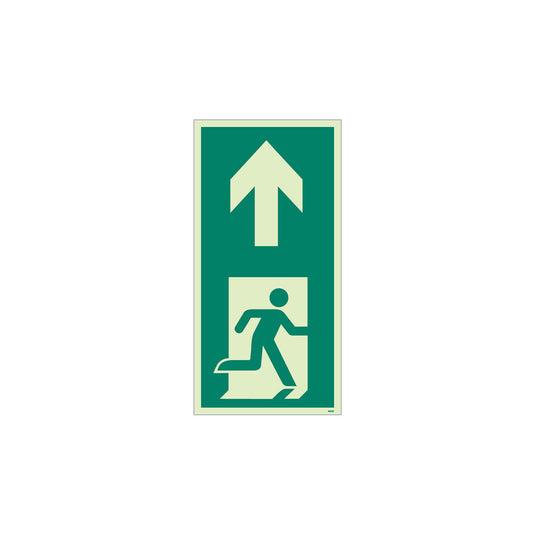 Floor Mounted Escape Route Sign, 400x200mm, No Text
