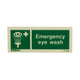 Emergency Eye Wash sign - 80x200mm