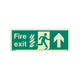 NHS Fire Exit Sign - Up - Size K - RP