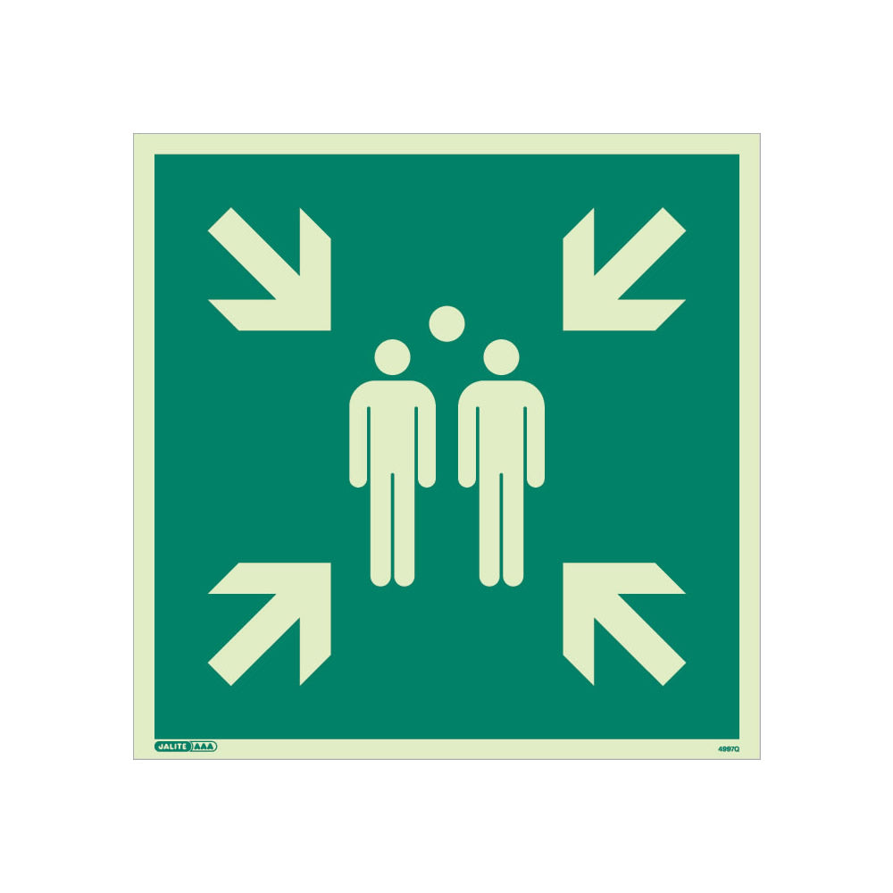 Assembly Point Signs - No Writing