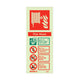 Photo-Luminescent Fire Hose Sign 200 x 80mm