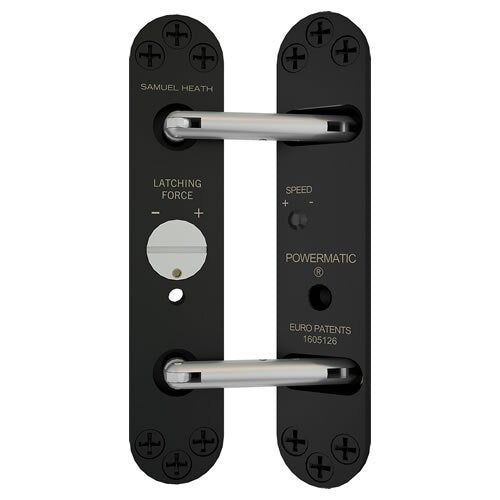 Perko Powermatic Concealed Door Closer - Matt Black Chrome