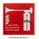 3mm - 200x200mm Air Horn Sign with Bracket