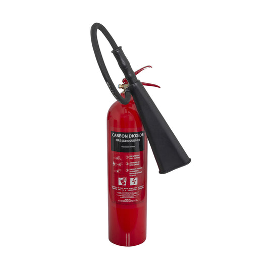 Jewel Refurb+ 5kg CO2 fire extinguisher with FF Horn