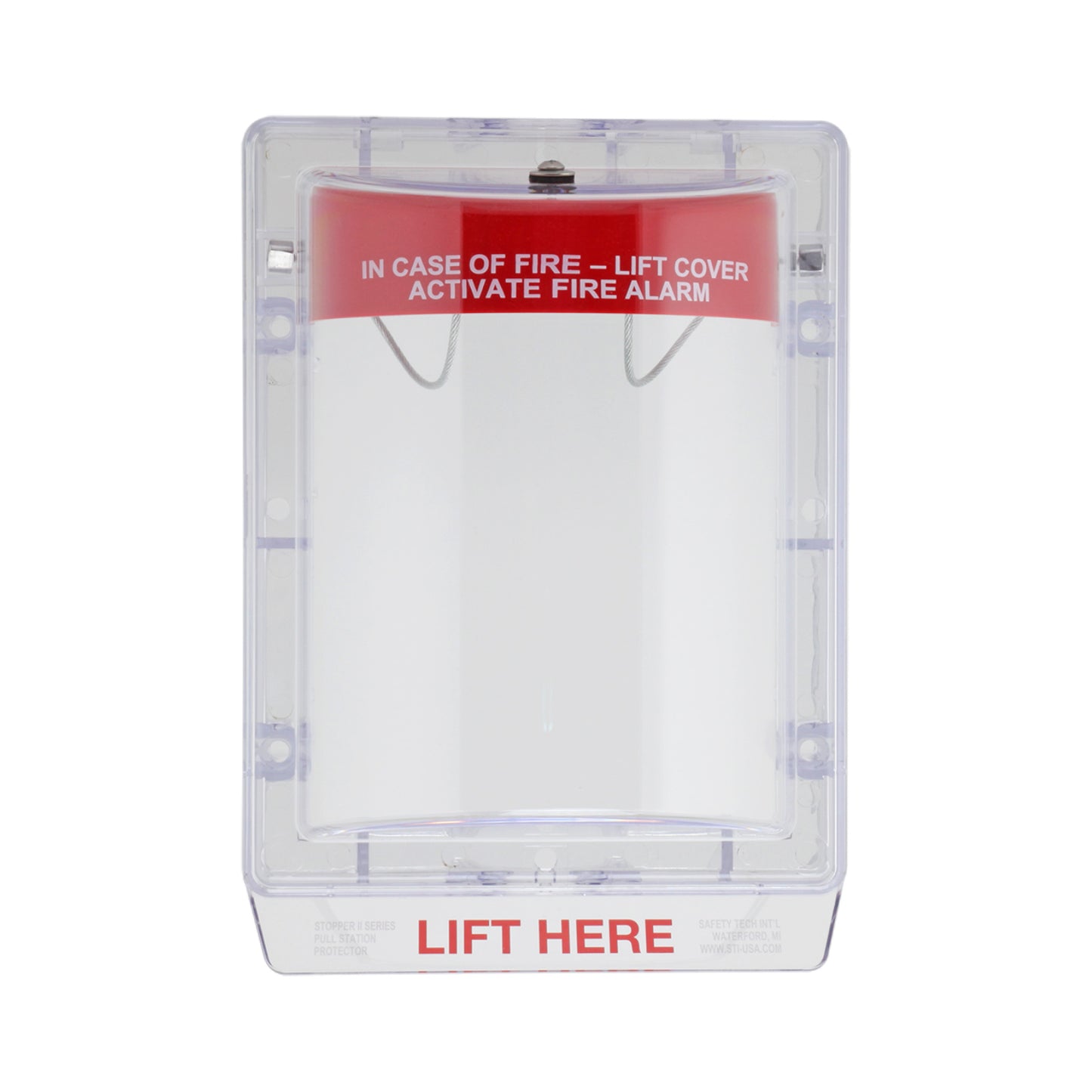 Surface Mounted Call Point Cover 2 w/out Sounder