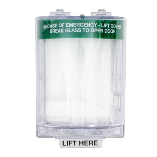 Flush Mounted Call Point Cover w/ Sounder (Green)