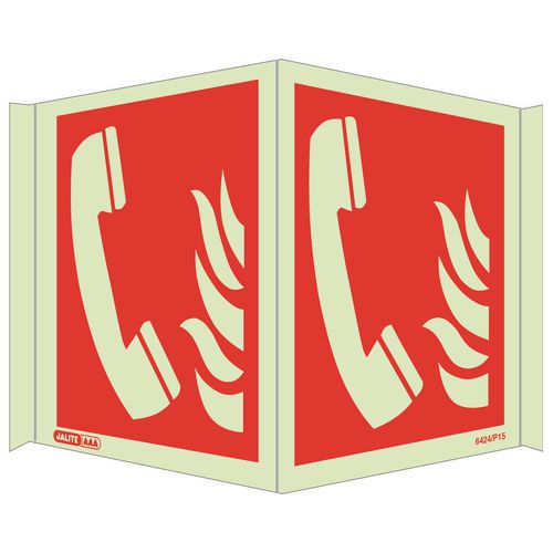 Panoramic Sign - Fire Telephone Location - Without Text