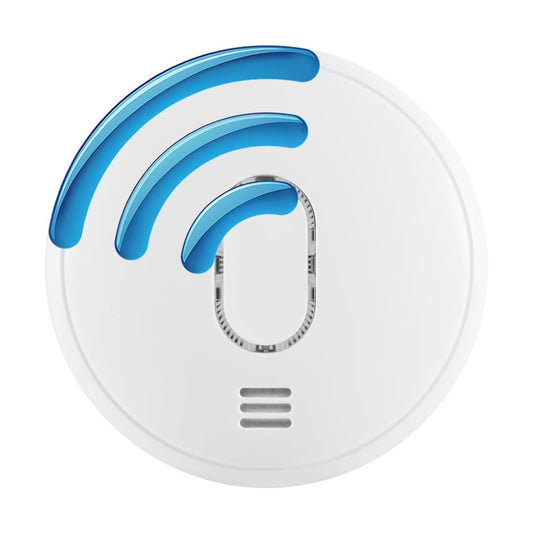 UltraFire Battery Operated Optical Smoke Alarm with Radio I