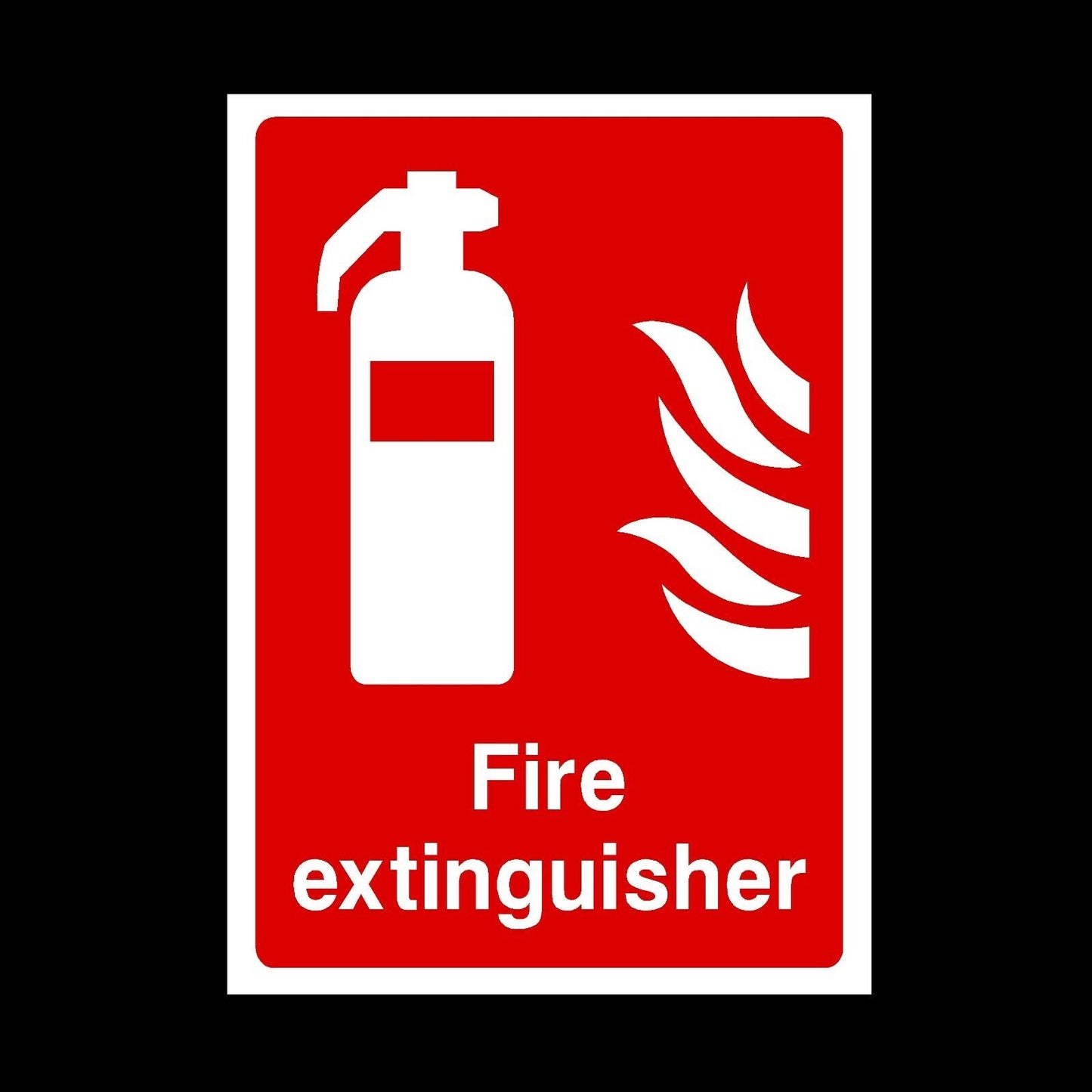 FE36 Fire Extinguisher Wall Sign - Rigid Plastic