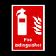 FE36 Fire Extinguisher Wall Sign - Rigid Plastic