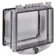 Surface mount cover, exterior key lock
