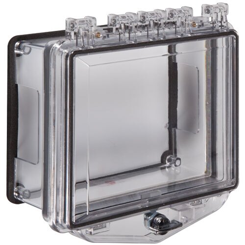 Surface Mount Cover, Exterior Thumb Lock