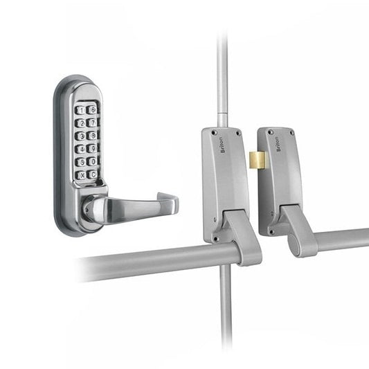 Briton 377E with 9260 Code Lock Outside Access Device