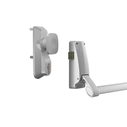 Briton 378E with 1413/KE Knob Operated Outside Access Device