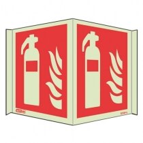Panoramic Sign - Fire Extinguisher Location - Without Text