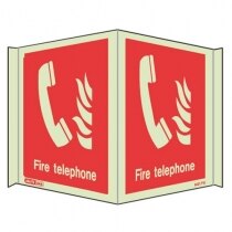Panoramic Sign - Fire Telephone Location - With Text