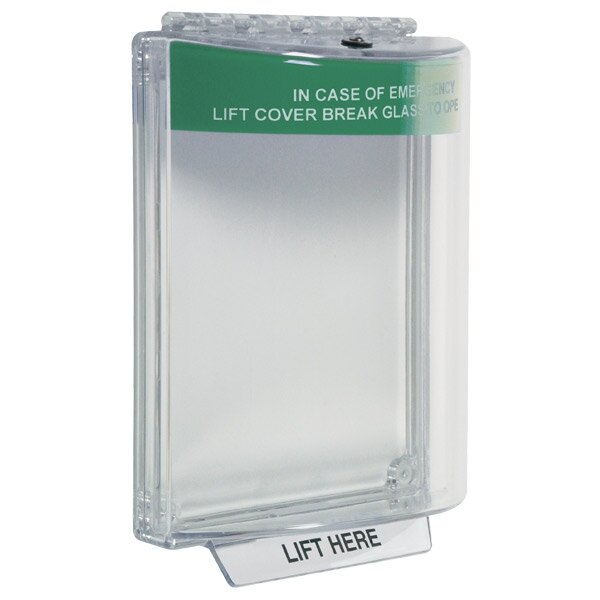 Flush Mounted Call Point Cover w/out Sounder (Green)