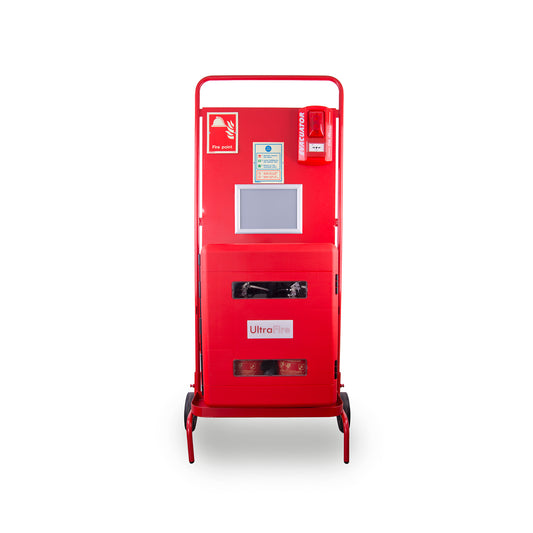 UltraFire Double Cabinet Site Stand w/ Sitemaster CP Alarm