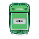 Indoor Call Point Cover, Green, With Sounder, Flush Mounted