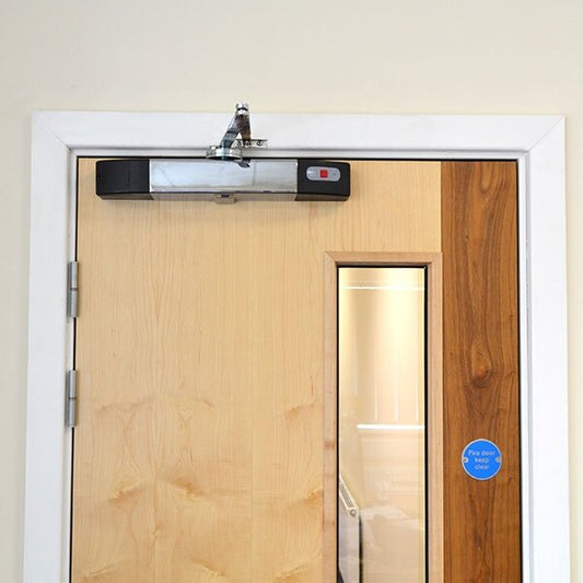 Agrippa Door Closer Polished Chrome