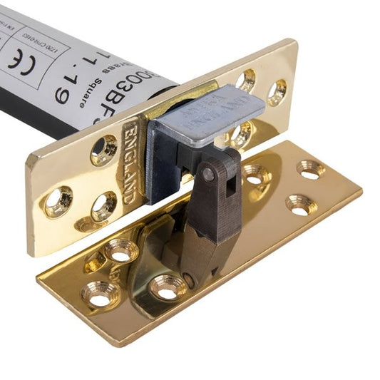 Astra Brass Concealed Door Closer Sqr Plates