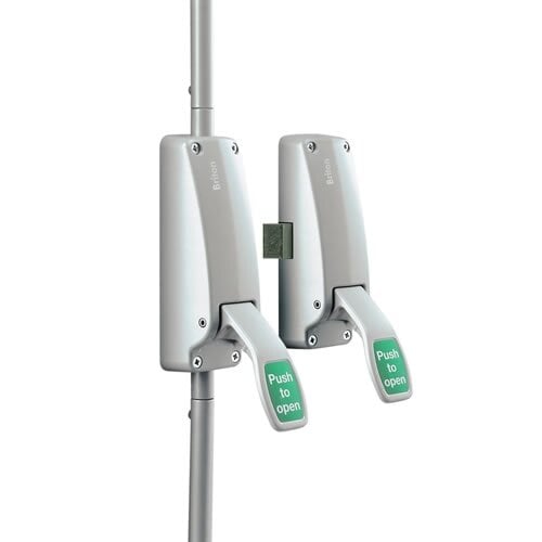 Briton Double Door Emergency Pad with Latch and Bolt