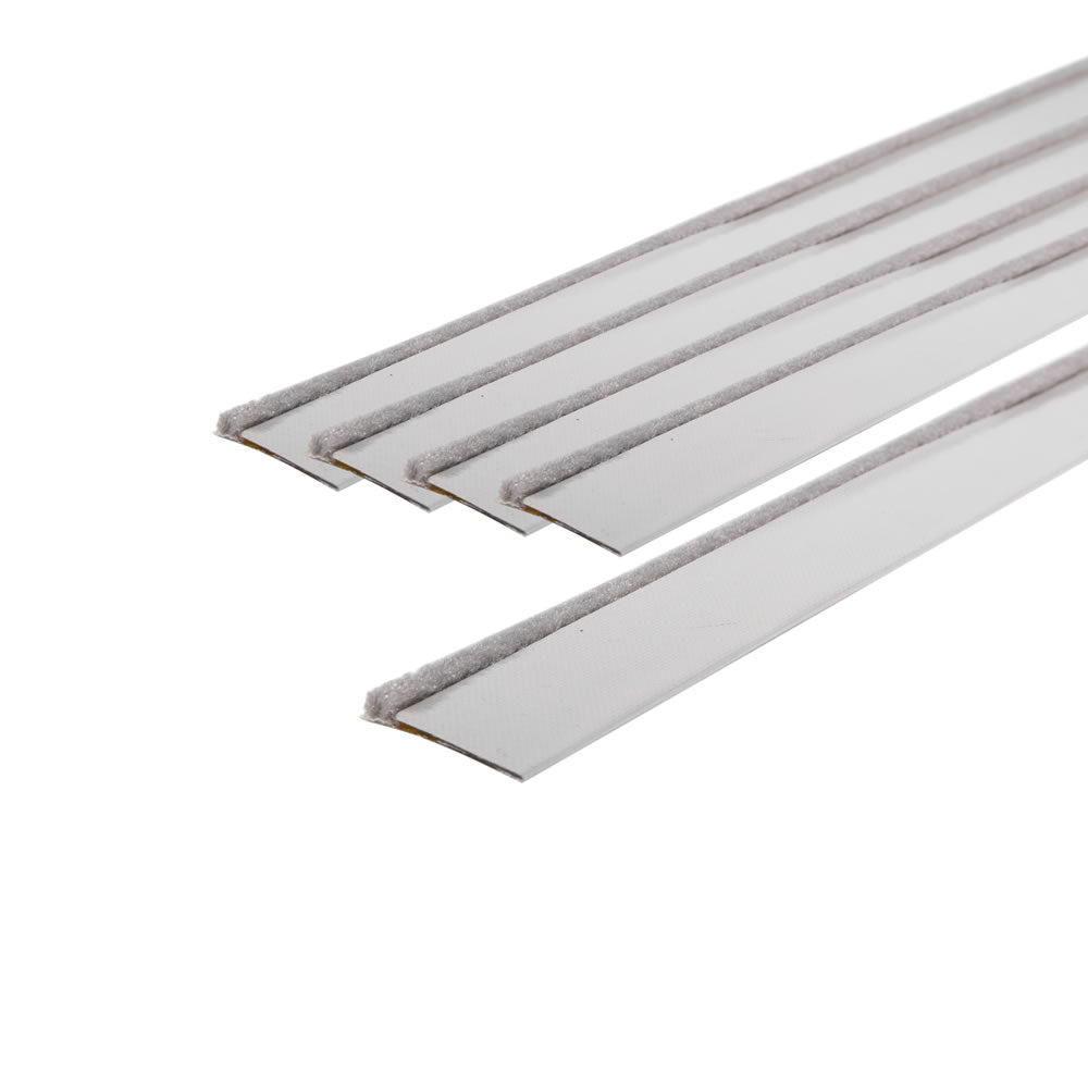 Surface-Mounted Door Seals - 1mm Strips White