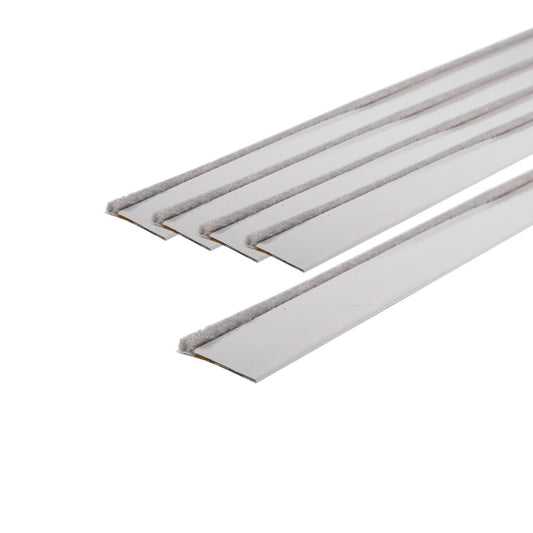 Surface-Mounted Door Seals - 1mm Strips White