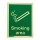 Smoking Area Rigid 200mm x 150mm