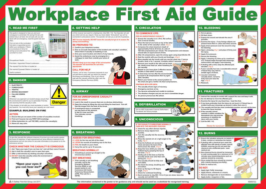 Workplace First Aid Poster
