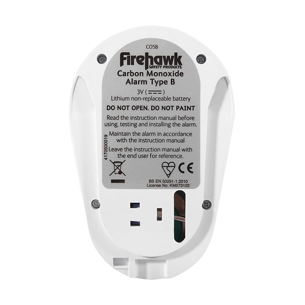 Firehawk 5 Year Lithium Battery CO Alarm