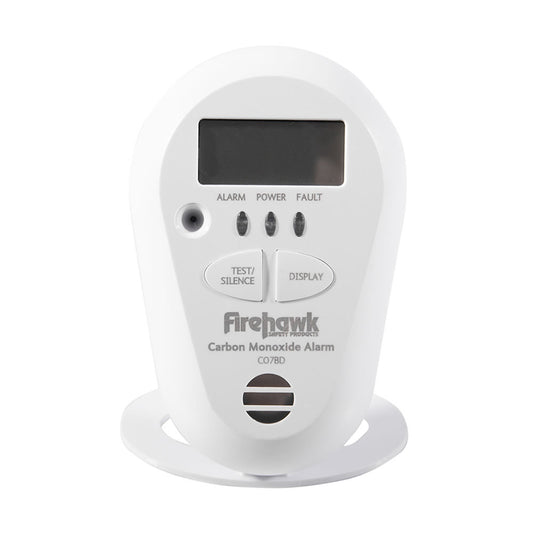 Firehawk 7 Year Lithium Battery CO Alarm Digital Display