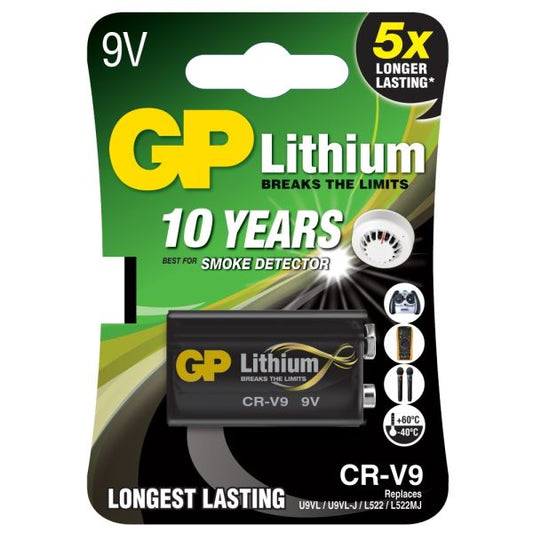 GP 9V Lithium Battery Cell