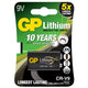 GP 9V Lithium Battery Cell