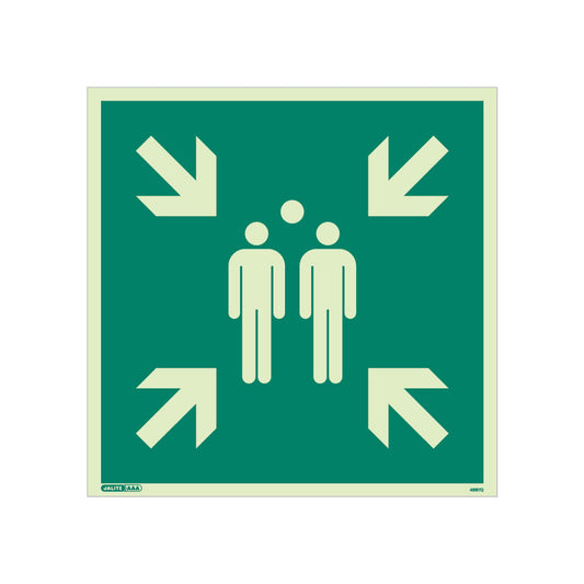 Assembly Point Signs - No Writing