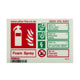 Extinguisher Sign - Rigid Plastic - Foam (Elec-Safe) 100x150